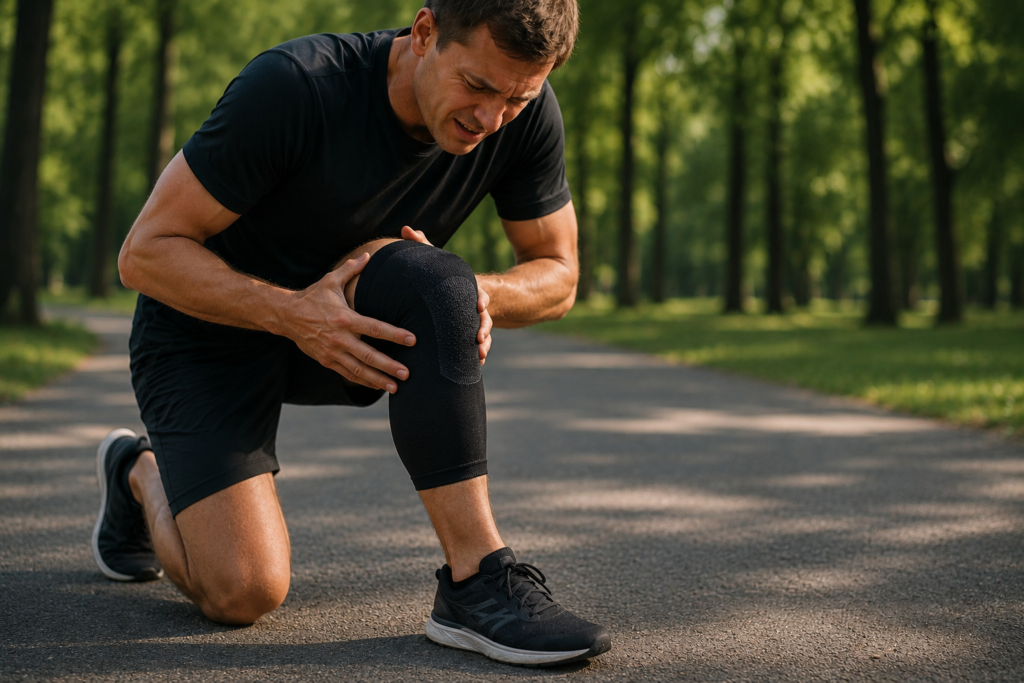 Knie compress pijnlijke knie